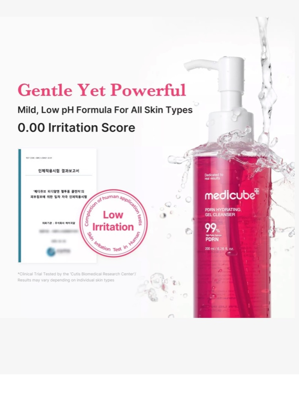 Medicube Pink Gel Cleanser Hydrating Daily Cleanser KBeauty Korean PDRN NIB - Picture 12 of 12